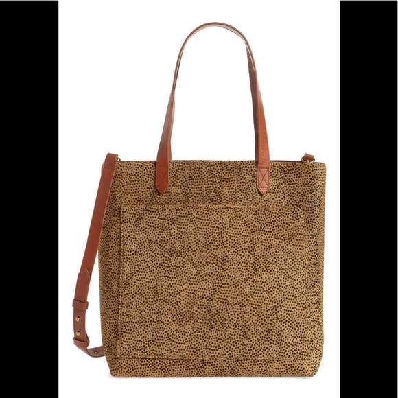 Madewell Handbags - Madewell Medium Transport Genuine Calf Hair Tote